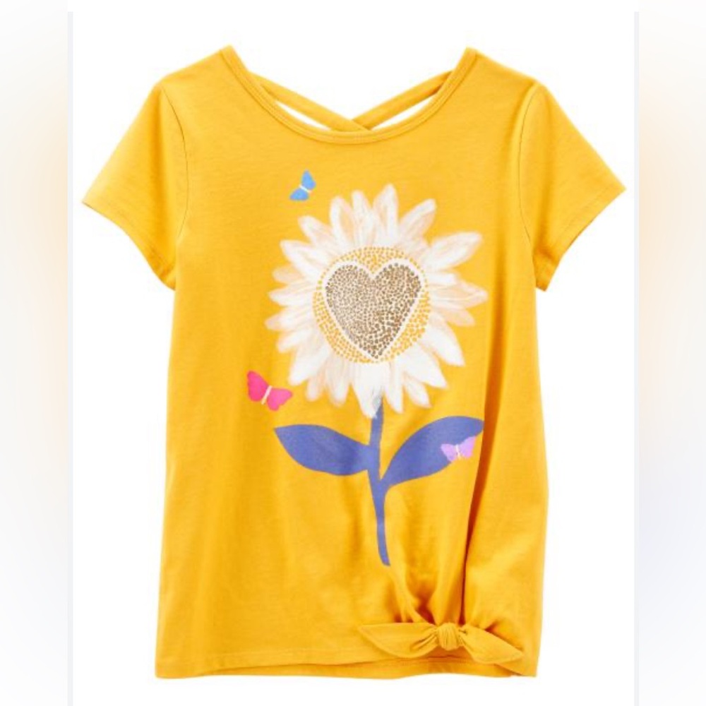 Carter's | Embellished Tee for Girls | Size 8